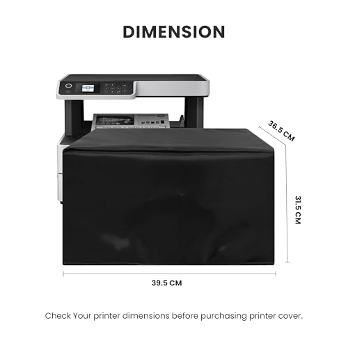 Image of Alifiya Dust Proof Washable Printer Cover for Epson M2170 All-in-One Wi-Fi Duplex Multi-Function Printer - Black