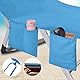 Qdreclod Strandtuch Mikrofaser, Schonbezug für Gartenliege Strandhandtuch, Schnelltrocknendes Strandtuch mit Mehrere Taschen, Mikrofaser Strandtuch Sandfrei 75 * 210CM