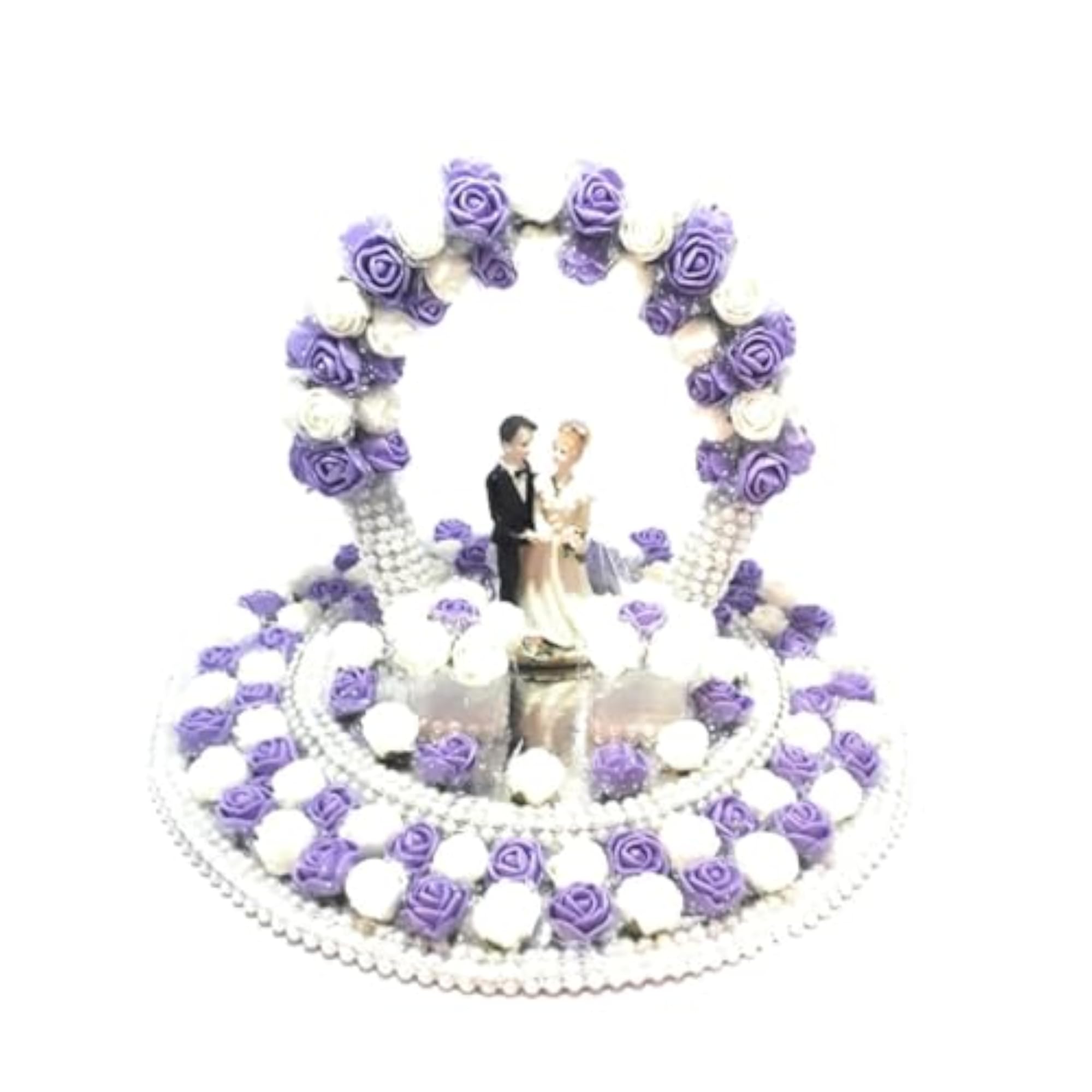 Engagement Ring Platter with Lavender and Off White Theme