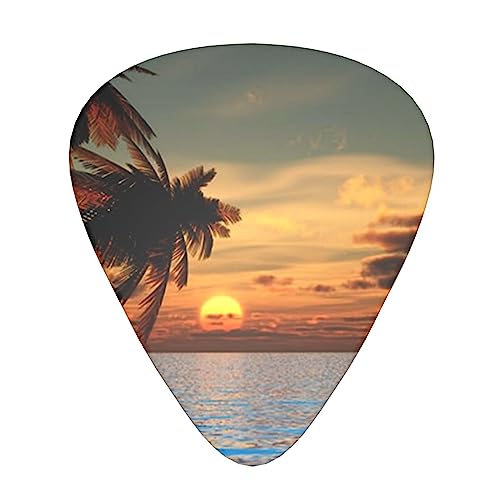 Médiator de guitare avec 12 médiators tendance et durables dans une boîte pour ukulélé, guitare électrique, basse - Les Beatles, Paul McCartney, John Lennon, RIngo Starr, George Harrison Médiator de guitare avec 12 médiators tendance et durables dans une boîte pour ukulélé, guitare électrique, basse