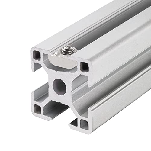 Yeepeo 50 Stück Hammerkopfmutter 6mm Nut 6, M4 Gewinde 2020 Profil Nutensteine Kohlenstoffstahl T-Slot Nutmuttern Hammermutter für Aluminiumprofil Extrusionsschlitz (EU20-M4 ×10×6)