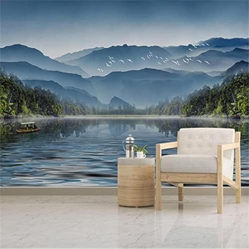 Papier Peint Mural 3D Paysage Alpin Pré-Encollé 368x254 cm - 3