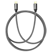USB c Data Cable 20Gbps,USBYTPE C Monitor Cable,USBC 3.2 gen 2,240W USB c Display,Video 4K@144Hz USBC Data Transfer 3.3ft
