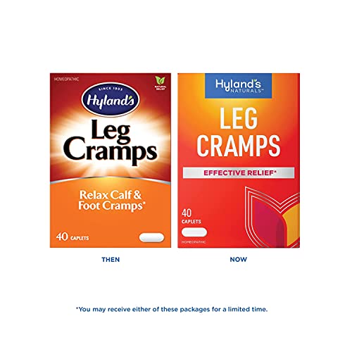 Hyland’s Naturals Leg Cramps Caplets, Natural Relief Of Calf, Leg And Foot Cramp, 40 Count Caplet #TOP1