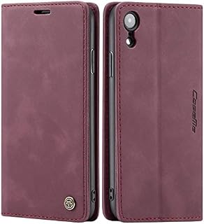 iPhone XR Wallet Case iPhone 10R Leather Case, SINIANL Folio Case with Kickst