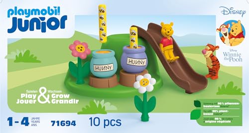 Juguetes para niños de 1 año PLAYMOBIL Winnie-Pooh jardín de abejas 5