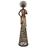 Grande taille imposante : hauteur 60 cm (14,5 x 14 x 60 cm), idéale comme pièce maîtresse de décoration.