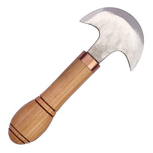 Round Leather Knife. Doubled Edged, Rounded Knife for Leather Crafts - by Stamesky