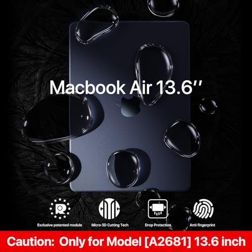 Soonjet Compatible for MacBook Air 13 inch Case M5 M4 M3 M2 2026 2025-2022, A3449 A3240 A3113 A2681 - Image 2