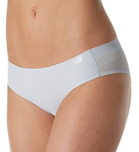 New Balance Women's Hybrid Soft Jersey mesh Panels Hipster Underwear (Pack of 1), Concrete, Medium (10-12)