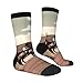 XZDWPY a Wild West Life Unisex Mid-Calf Socks 3 Black Polyester Skin-Friendly Moisture-Wicking Fashionable Crew Socks