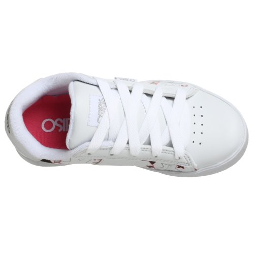 Osiris Sever Girl's Sneaker,White/Bubble Gum/Star,12 M #TOP4