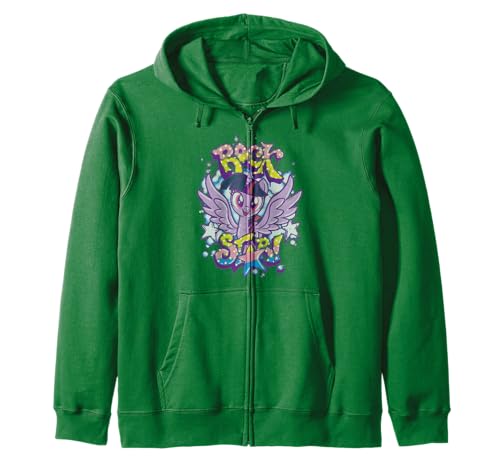 Twilight Sparkle My Little Pony hoodie zippé confort avec capuche doublée