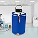 10L Liquid Nitrogen Tank, Cryogenic Container Liquid Nitrogen (LN2) Aluminum Alloy Liquid Nitrogen Dewar Static Cryogenic Liquid Nitrogen Container for Beauty Industry, Semen Preservation, Scientific