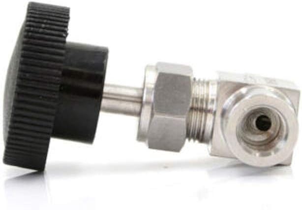 1/4"BSP Female Thread Stainless Flow Control Shut Off Needle Valve Water Gas LA