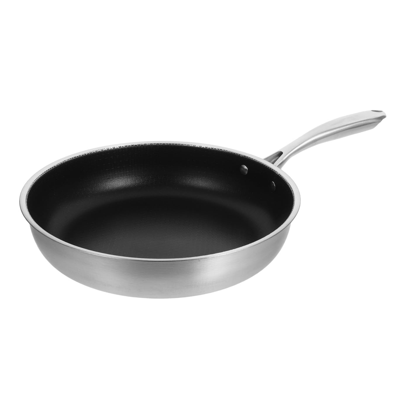 Poêle à frire antiadhésive alvéolée pour réussir la cuisson des steaks