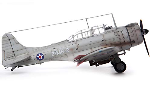 SBD-1 Pearl Harbor Academy 12331 avión para montar解决模型拼装拼接缝隙问题 5