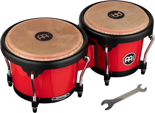 Image of Meinl Percussion Bongo Drum Set with Durable Synthetic All-Weather Shells, Journey Series aa‚¬a€ NOT Made in China aa‚¬a€ Natural Buffalo Skin Heads, 2-Year Warranty (HB50R)