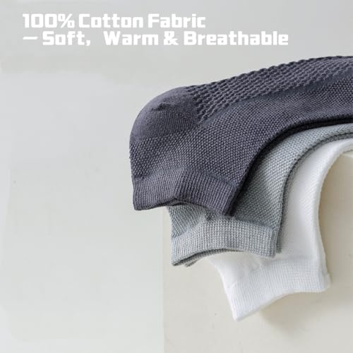 No Show Socks Men, Ankle Socks 7-Pack ， Breathable & Moisture-Wicking,One Size Fits Most (US 7-12), Ultra Soft Lightweight for Daily Wear, Gym, Running, Work3