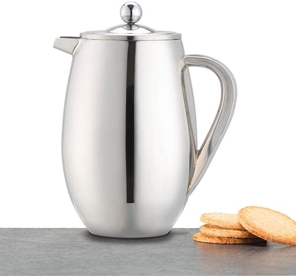 La Cafetière Stainless Steel Double Walled Insulated Cafetière 8 Cup, Stainless Steel - Image 4
