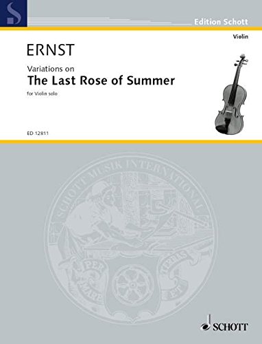 The Last Rose of Summer: violin.
