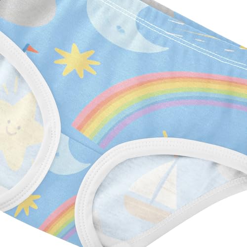 GuoChe Sport Panties Underwear Breathable Material Comfort Color for Girls in Sizes 2T,3T, 4T, 5T, 6Y and 8Y4