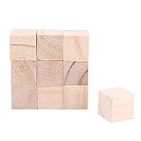 [Matériau écologique] Fait de bois naturel léger, ces cubes sont et biodégradables.