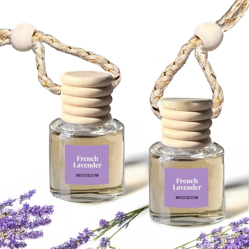 Image of Car Air Freshener Diffuser, Lavender Aromatherapy, Natural Fragrance Oil, Long Lasting, By Bootleg Collection, Made in USA