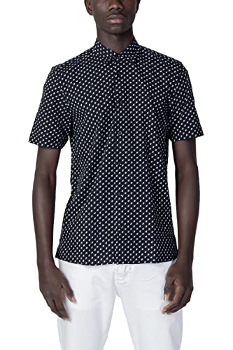 Camicie Nero Antony Morato fini les chemises inconfortables optez pour la taille 46
