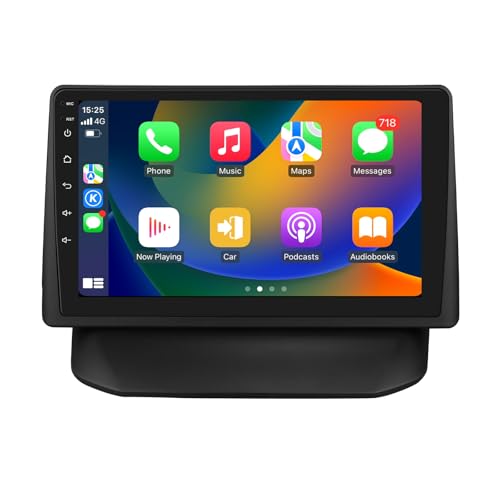 9�C���` HD �^�b�`�X�N���[�� Android 14 �X�e���I�J�[���W�I �t�H�[�h �t�B�G�X�^ 2009-2016 ���C�����X Carplay | Android Auto 2G + 64G WiFi GPS �i�r�Q�[�V���� Bluetooth 5.0�p