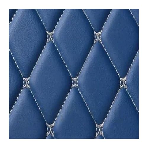 Tapis de protection de coffre Cayenne cuir PU bleu haut de gamme