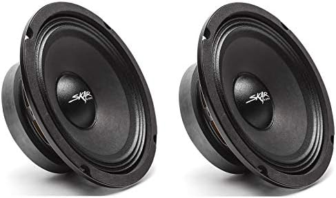 (2) Skar Audio FSX65-8 300-Watt 6.5-Inch 8 Ohm MID-Range Loudspeakers - 2 Speakers ((2) FSX65-8)