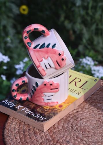 Image of Weaving Home Dino-mite Ceramic Coffee Mug with Handle