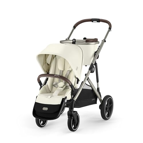 Cybex Gazelle S Stroller Modular Double for Infant and Toddler Includes Detachable Shopping Basket...