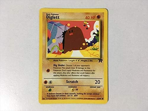 Amazon Uポケモン カード 英語版 海外 Iglett ディグダ 52 旧裏面 おもちゃ おもちゃ