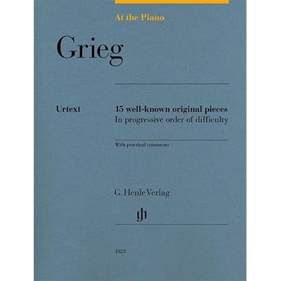 At the Piano - Grieg: 15 well-known original pieces - Piano - Score -