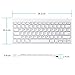 immagine 8OMOTON Tastiera Bluetooth per iPad, Tastiera Ricaricabile Compatibile con iPad 10.2 2019 /iPad Air 2 3 4/ PRO 9.7 10.5 11 12.9 e iPhone, Layout Italiano QWERTY, Sottile e Leggera Portatile, Bianca