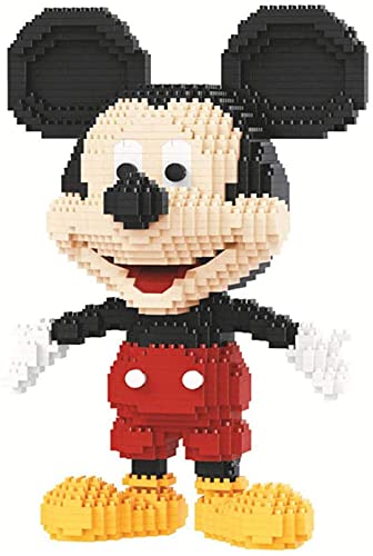 HYJYXQ Mouse Bausteine, Classic Cartoon Block Figuren Ziegel Spielzeug, Angehobene Hand Puppe Nano Micro Blocks 3D Puzzle DIY Spielzeug Modell, Geeignet Für Kinder (1831 Stück) Cover