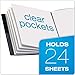 Cardinal Custom ShowFile Presentation Book, 12 Pockets, Holds 24 Letter-Size Sheets, Customizable Cover, Black (50132CB)