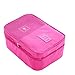 Produktbild Ganeep Tragbare Schuhbeutel Reisehandtasche Organizer-Paket Net Schuhe Höschen BH Cosmetic Organizer-Taschen Koffer Pouch Haushaltszubehör Zubehör (pink)