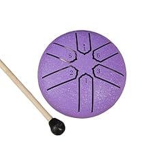 Make of Carbon steel with accurate by meticulous cutting. With excellent finished, the drum body is full and round Whether children or adults, anyone interested in music can use this product for entertainment, practice, and The design is simple and e...