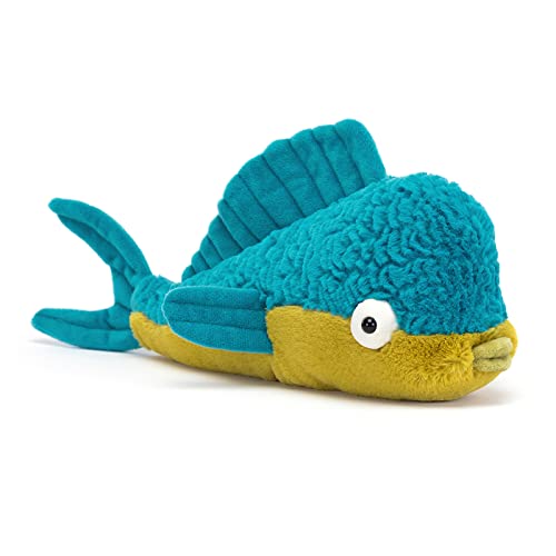 Image of Jellycat Delano Dorado Fish Stuffed Animal, 9.5 inches - Ocean & Sea Plush Toy - Classic Children's Gift