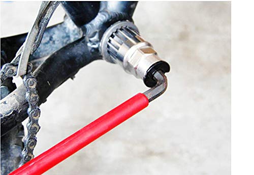 SUNTRADE Bike Cassette Removal Tool with Chain Whip and Auxiliary Wrench Bicycle Sprocket Removal Tools - Thumbnail 3