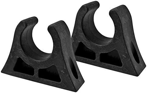 PROPEL PADDLE GEAR BY SHORELINE MARINE Rubber Boat Paddle Holder Clips | Quick & Easy Mounting | Heavy-Duty Rubber Construction, 1.5in | 2-Pack