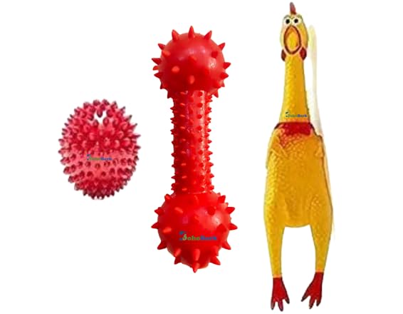 BohoBark Pet Non-Toxic Chew Ball +Doumble+ Chicken Toy for Dogs & Puppies - Pack of 1 (Color May Vary) (B0CFV4R2SR) Amazon Price History, Amazon Price Tracker