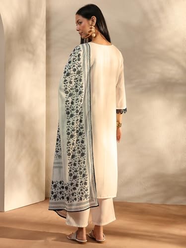 Image of Libas Cotton Blend Women Kurta Set