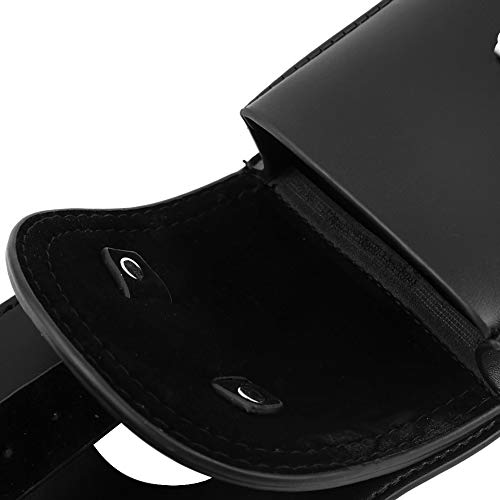 Kraftstofftank Abdeckbeutel, schwarzes Leder Tankdeckel Pad Bid mit Beutel für Motorrad XL 883 1200