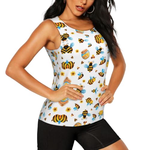 Camiseta sin mangas con estampado animado y espalda tipo nadadora 2