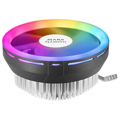 Mars Gaming MCPU120, Disipador CPU Perfil Bajo con Ventilador 120mm CHROMA RGB, TDP 120W, Tecnología PWM Silenciosa, Compatible Intel & AMD | Ya disponible en tu tienda friki favorita! En mundofriki.es!