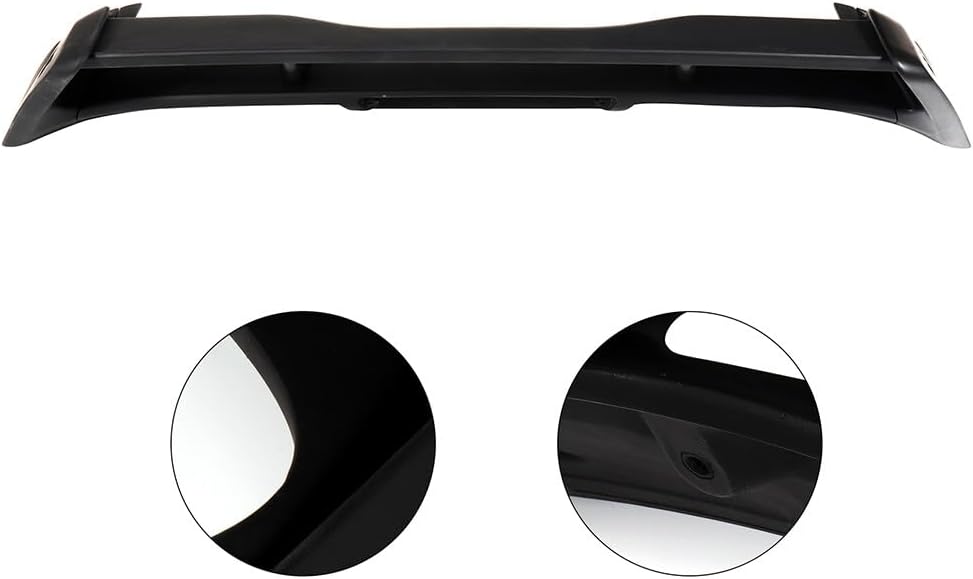 ROADFAR ABS Black Rear Window Top Roof Spoiler Wing Exterior Accessories Styling Kits Replacement for Ford Focus 4-Door 2.0L SEL